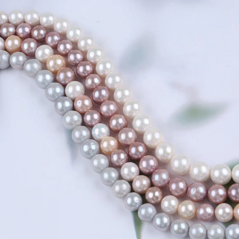 Wholesale 11-13mm White Purple Gray Mixed Color Edison Round Loose Freshwater Pearls Strand
Wholesale 11-13mm White Purple Gray Mixed Color Edison Round Loose Freshwater Pearls Strand