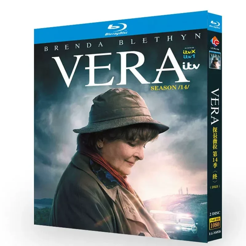 BD Blu-ray High Definition American Drama Detective Vera Season 14 Vera 2 Disc Box
BD Blu-ray High Definition American Drama Detective Vera Season 14 Vera 2 Disc Box