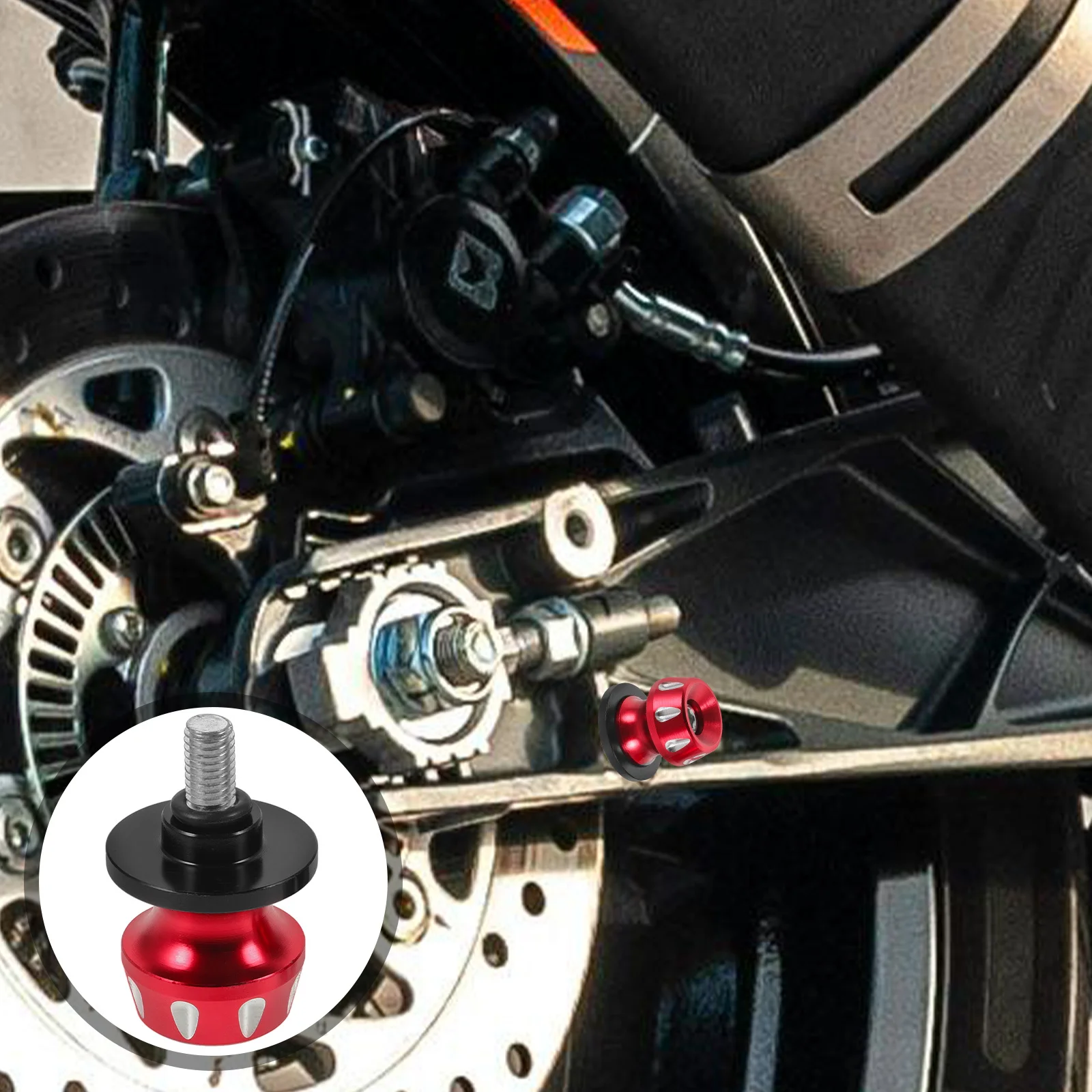 1Pair Motorcycle Swingarm Spools Aluminum Alloy Screw Slider Frame Stand Fastener Reliable Motorcycle Part Swingarm Spools
1Pair Motorcycle Swingarm Spools Aluminum Alloy Screw Slider Frame Stand Fastener Reliable Motorcycle Part Swingarm Spools