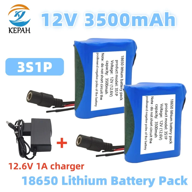 12V Lithium Battery Pack | 3S1P 3500mAh 18650 Cells, Fits Projectors/Speakers/Wireless Monitors, Replacement-Specific
12V Lithium Battery Pack | 3S1P 3500mAh 18650 Cells, Fits Projectors/Speakers/Wireless Monitors, Replacement-Specific