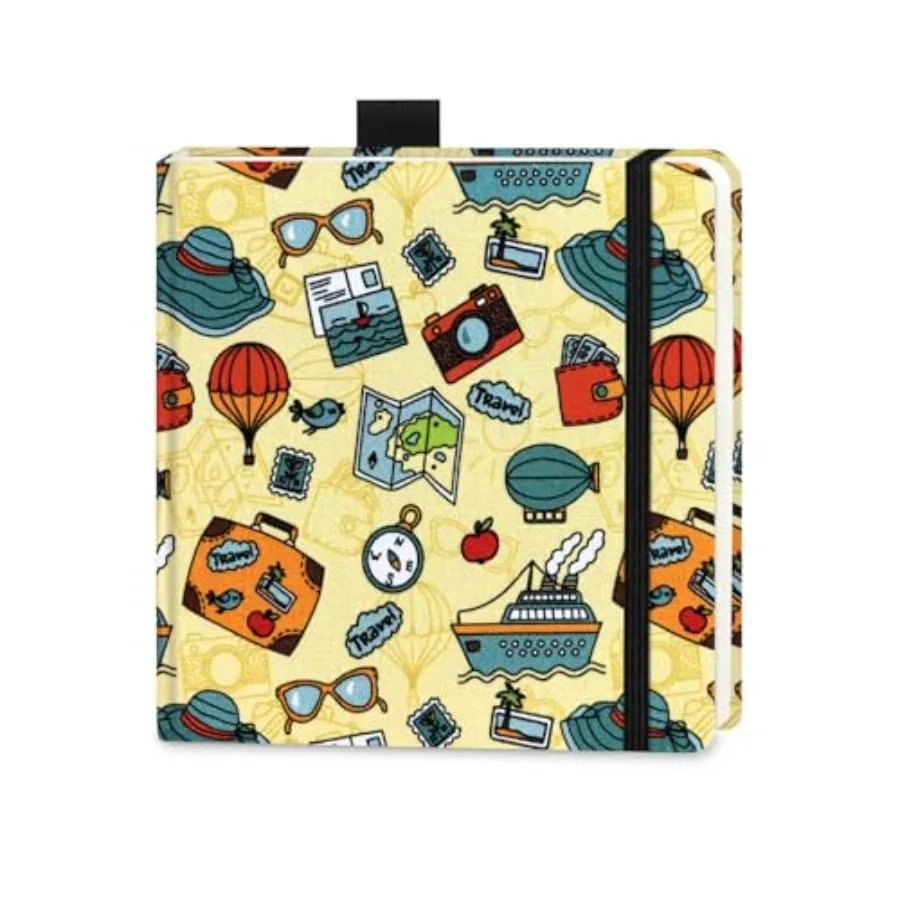5x5 Handy Portable Handmade Cloth Fabric Hardcover Sewing Binding Travel Watercolor Paper 140LB/300gsm 20Sheets/40Pages Journal
5x5 Handy Portable Handmade Cloth Fabric Hardcover Sewing Binding Travel Watercolor Paper 140LB/300gsm 20Sheets/40Pages Journal