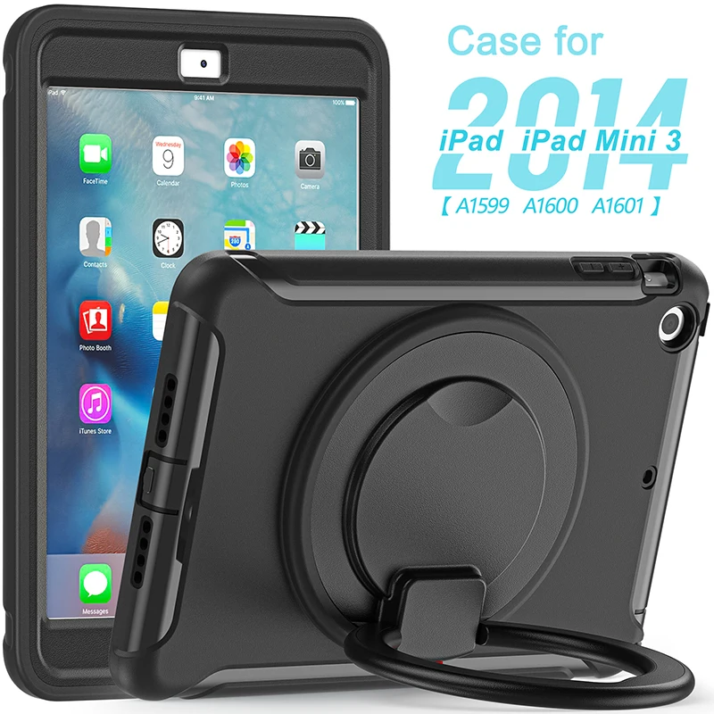 Case For iPad Mini 3 2 1 7.9 A1599 A1600 A1601 A1489 A1490 A1491 A1432 A1454 Tablet Case Kickstand Holder 360 Rotation Cover
Case For iPad Mini 3 2 1 7.9 A1599 A1600 A1601 A1489 A1490 A1491 A1432 A1454 Tablet Case Kickstand Holder 360 Rotation Cover