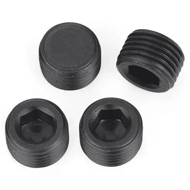 M6~M30 PT1/8~PT1/16 Grade 4.8 Carbon Steel Metric/Imperial Hex End Plug Hydraulic Oil Plug Hex Socket End Cap Plug
M6~M30 PT1/8~PT1/16 Grade 4.8 Carbon Steel Metric/Imperial Hex End Plug Hydraulic Oil Plug Hex Socket End Cap Plug