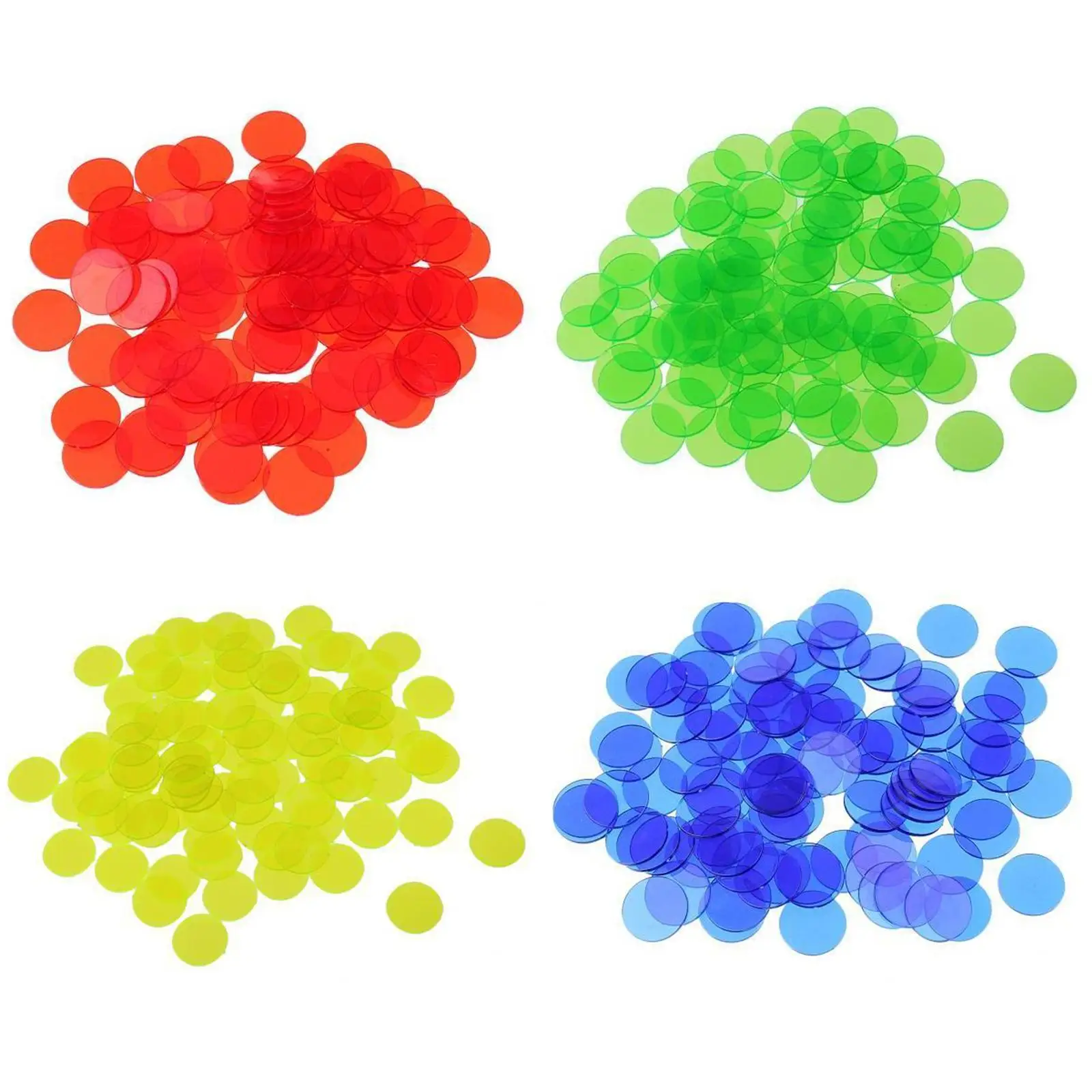 PP Transparent Bingo Chips Colored Plastic Counters Markers for Classroom and Bingo Board Game
PP Transparent Bingo Chips Colored Plastic Counters Markers for Classroom and Bingo Board Game