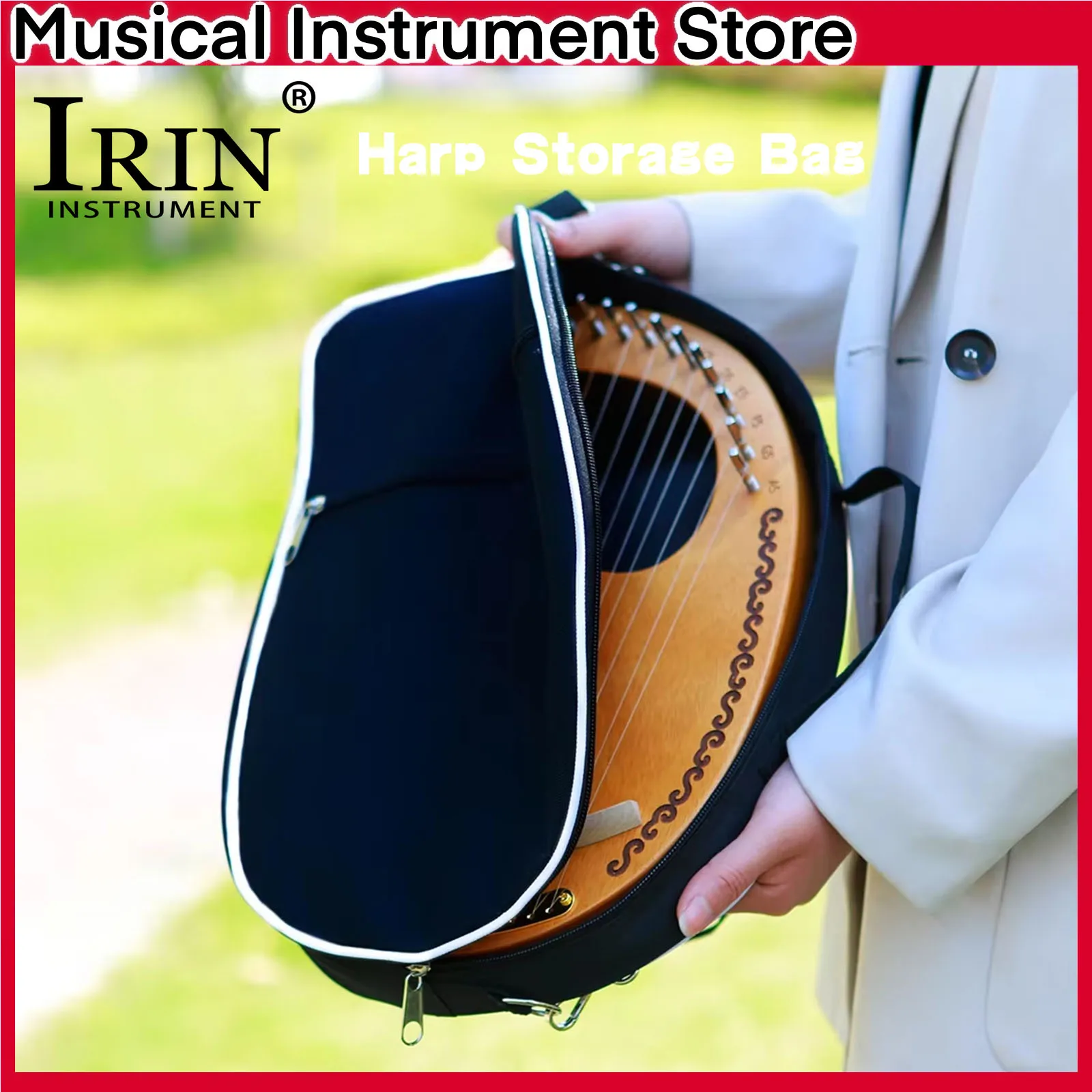 IRIN сумка для арфы сумка для хранения арфы водонепроницаемый портативный органайзер для арфы с ручкой для переноски аксессуары и детали для струнных инструментов
IRIN сумка для арфы сумка для хранения арфы водонепроницаемый портативный органайзер для арфы с ручкой для переноски аксессуары и детали для струнных инструментов