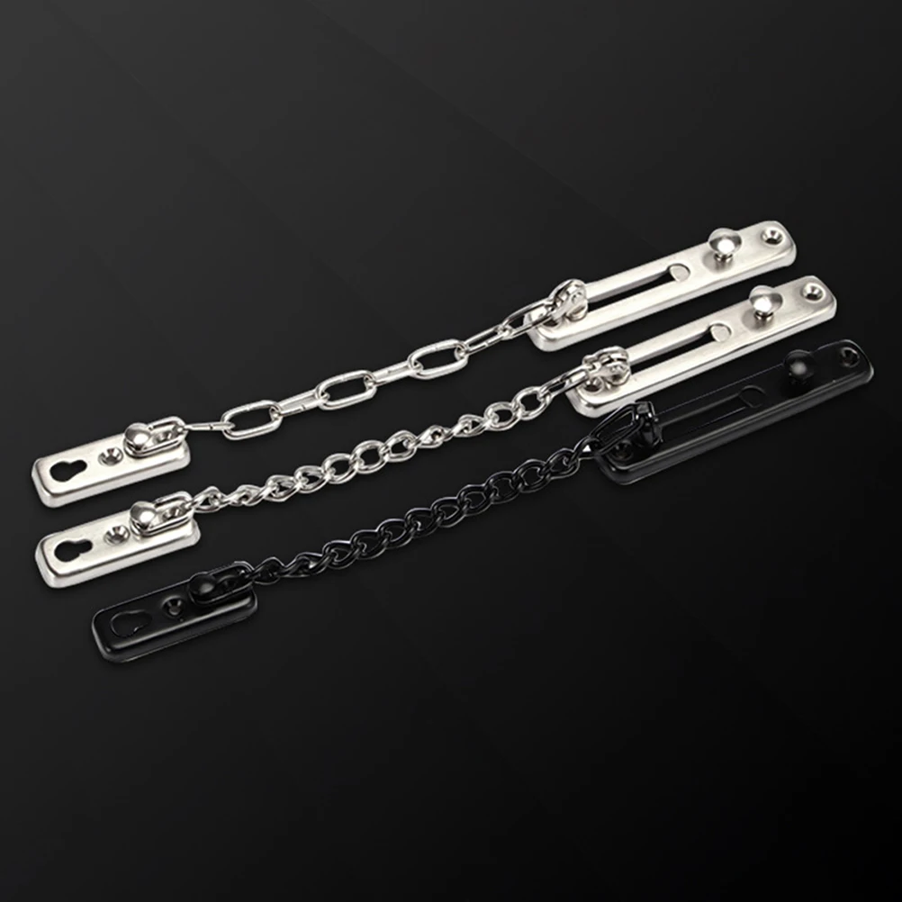 Security Door Chain Latch Lock Antitheft Locking Devices No Punching Front Silver
Security Door Chain Latch Lock Antitheft Locking Devices No Punching Front Silver