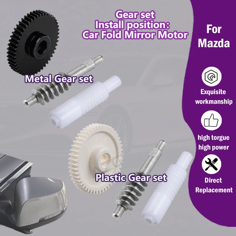 1/5PCS Car Exterior Auxiliary power fold mirror motor 48T Gear set For Mazda 3 Axela speed3 Premacy 5 6 Atenza Demio 2 Hatchback
1/5PCS Car Exterior Auxiliary power fold mirror motor 48T Gear set For Mazda 3 Axela speed3 Premacy 5 6 Atenza Demio 2 Hatchback