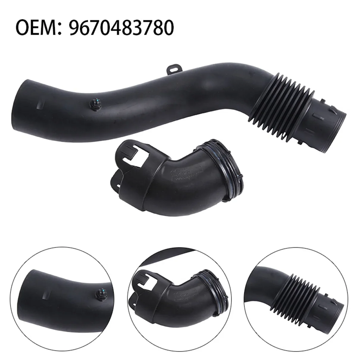 X-T 9670483780 Car Air Filter Connecting Air Intake Pipe Intet Hose for Peugeot 308 3008 408 508 Citroen C3 C4 C5
X-T 9670483780 Car Air Filter Connecting Air Intake Pipe Intet Hose for Peugeot 308 3008 408 508 Citroen C3 C4 C5