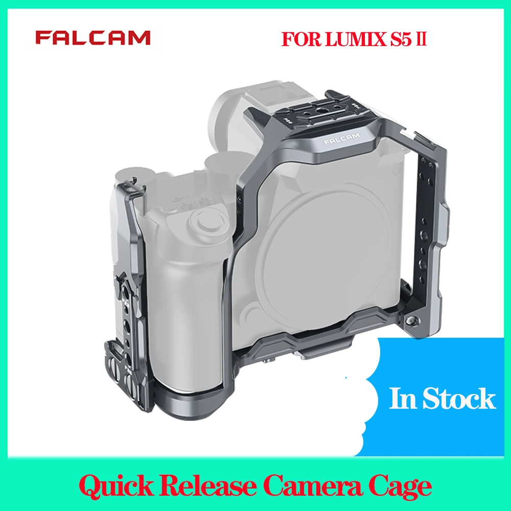 FALCAM F22&F38&F50 Quick Release Camera Cage FOR LUMIX S5Ⅱ All-inclusive Fall Protection Frame 3401 For LUMIX S5Ⅱ Accessories
FALCAM F22&F38&F50 Quick Release Camera Cage FOR LUMIX S5Ⅱ All-inclusive Fall Protection Frame 3401 For LUMIX S5Ⅱ Accessories