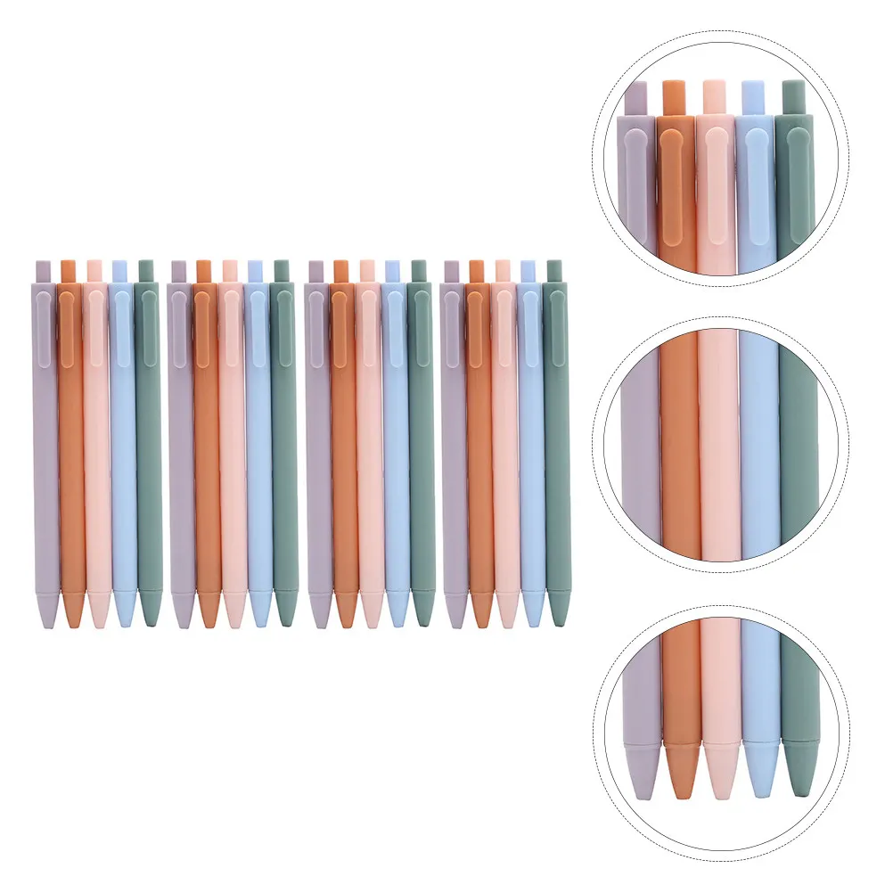 20Pcs Press Gel Pens Candy Color Simple Design Office Signature Pen Set Smooth Writing School Stationery Student Supplies
20Pcs Press Gel Pens Candy Color Simple Design Office Signature Pen Set Smooth Writing School Stationery Student Supplies