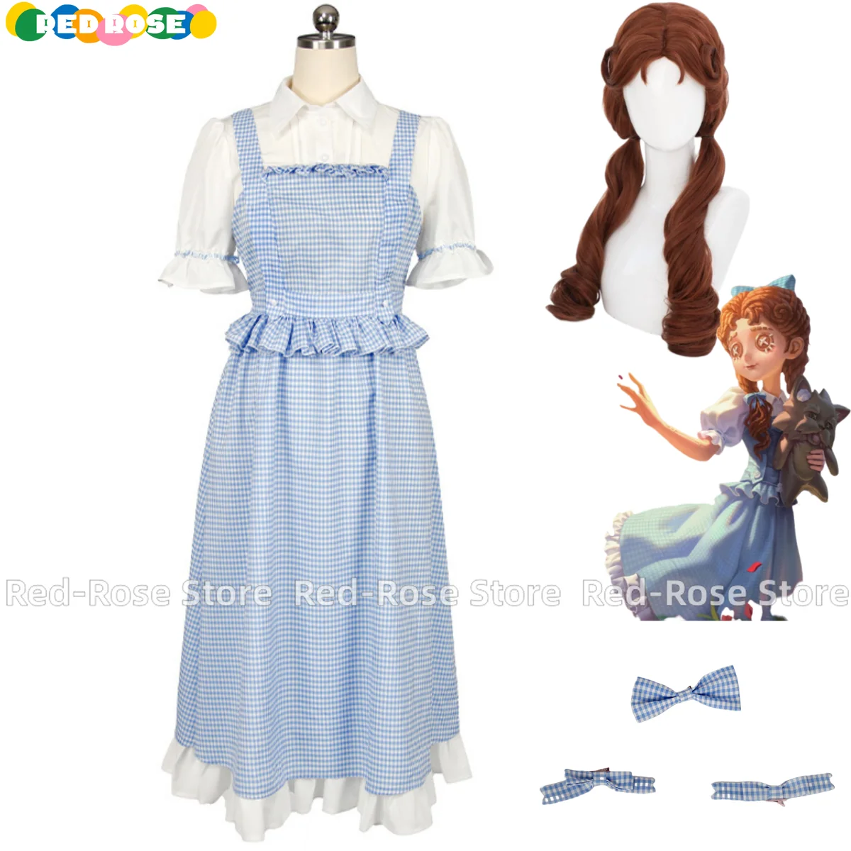 Game Identity ⅤMemory Dorothy Little Girl Cosplay Costume Edgar Valden Kids Dress Wig Children Adult Woman Kawaii Halloween Suit
Game Identity ⅤMemory Dorothy Little Girl Cosplay Costume Edgar Valden Kids Dress Wig Children Adult Woman Kawaii Halloween Suit