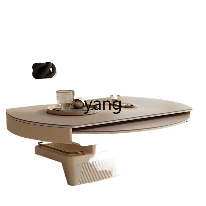 Yjq coffee table dining table integrated dual-purpose living room household small apartment square round cream wind
Yjq coffee table dining table integrated dual-purpose living room household small apartment square round cream wind