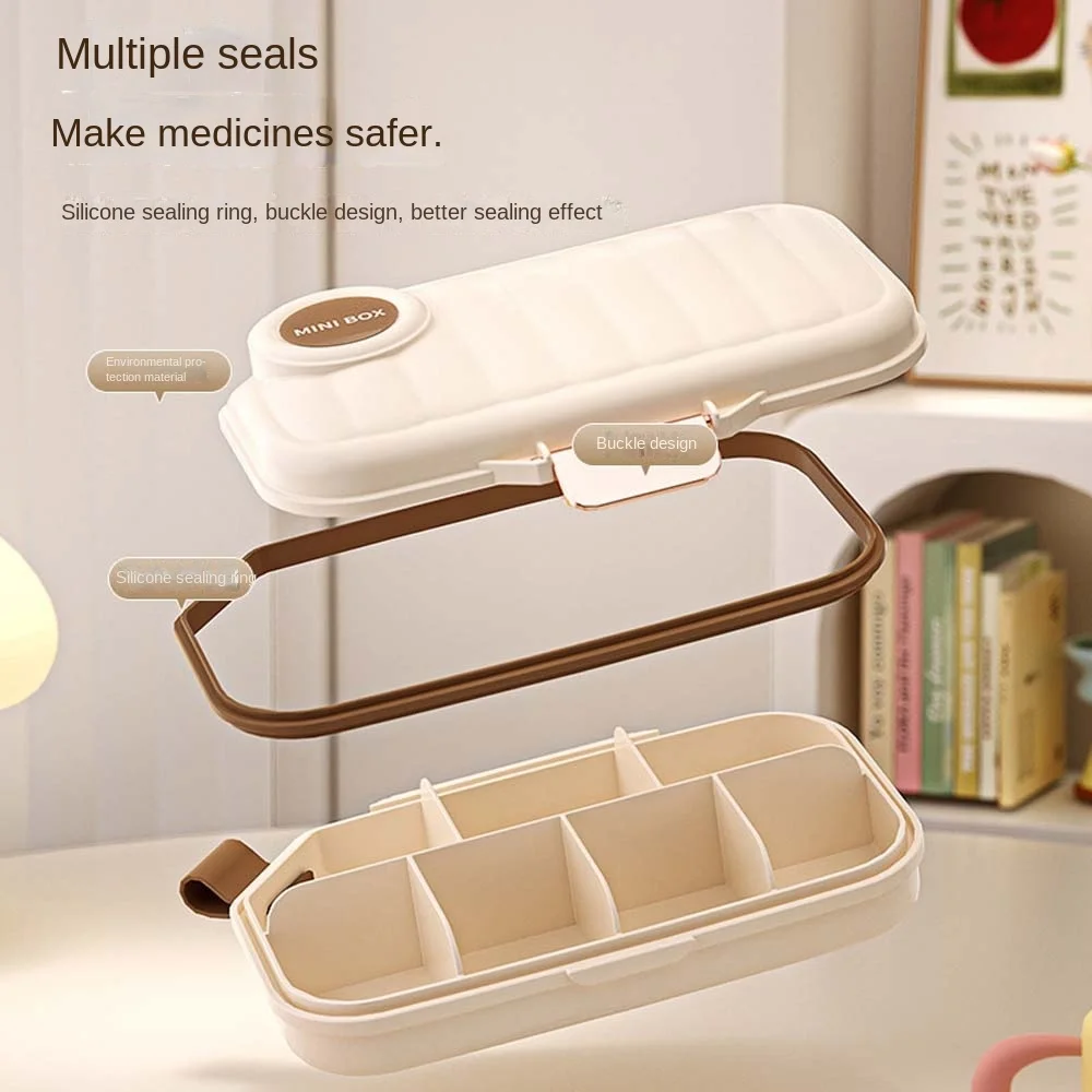 Portable Travel Pill Organizer Airtight with Lids Weekly Pill Box Moisture-proof 7 Days Pill Dispenser Medicine
Portable Travel Pill Organizer Airtight with Lids Weekly Pill Box Moisture-proof 7 Days Pill Dispenser Medicine