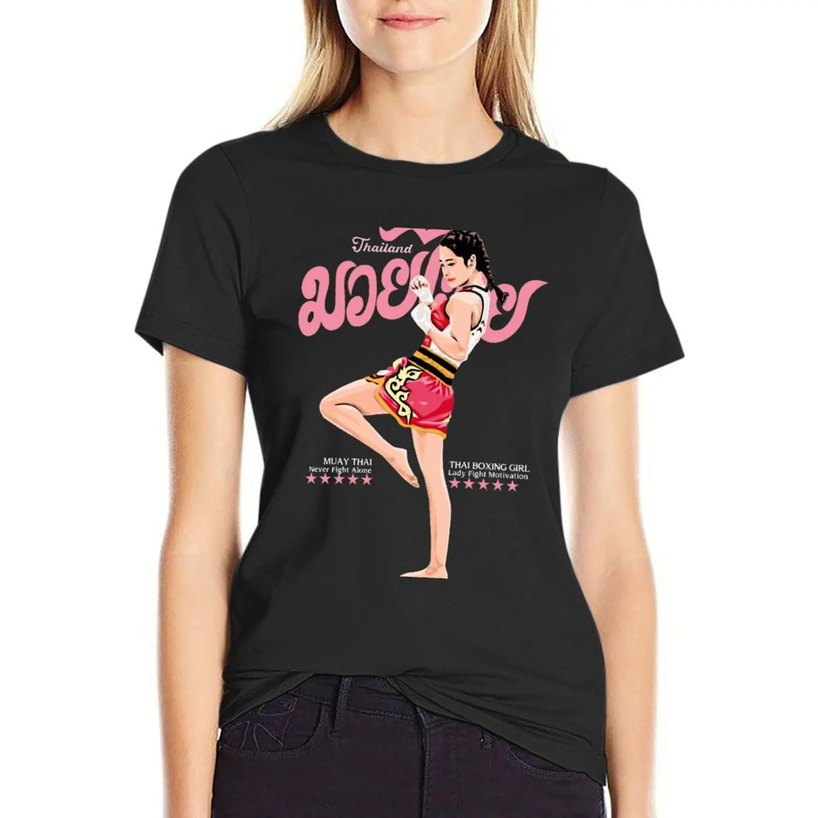 MMA Thai Boxing Girl T-Shirt plus sizes vintage clothes workout shirts for Women loose fit
MMA Thai Boxing Girl T-Shirt plus sizes vintage clothes workout shirts for Women loose fit