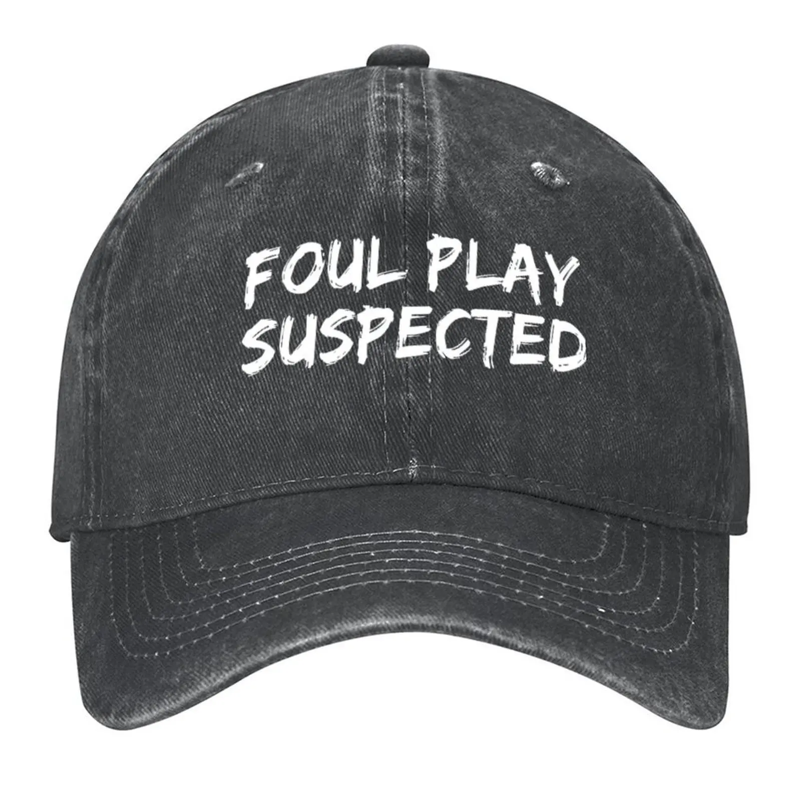 Foul Play suspected. Funny saying on the court Baseball Cap luxury woman cap Hip Hop Gentleman Hat New In Hat Men's Caps Women's
Foul Play suspected. Funny saying on the court Baseball Cap luxury woman cap Hip Hop Gentleman Hat New In Hat Men's Caps Women's