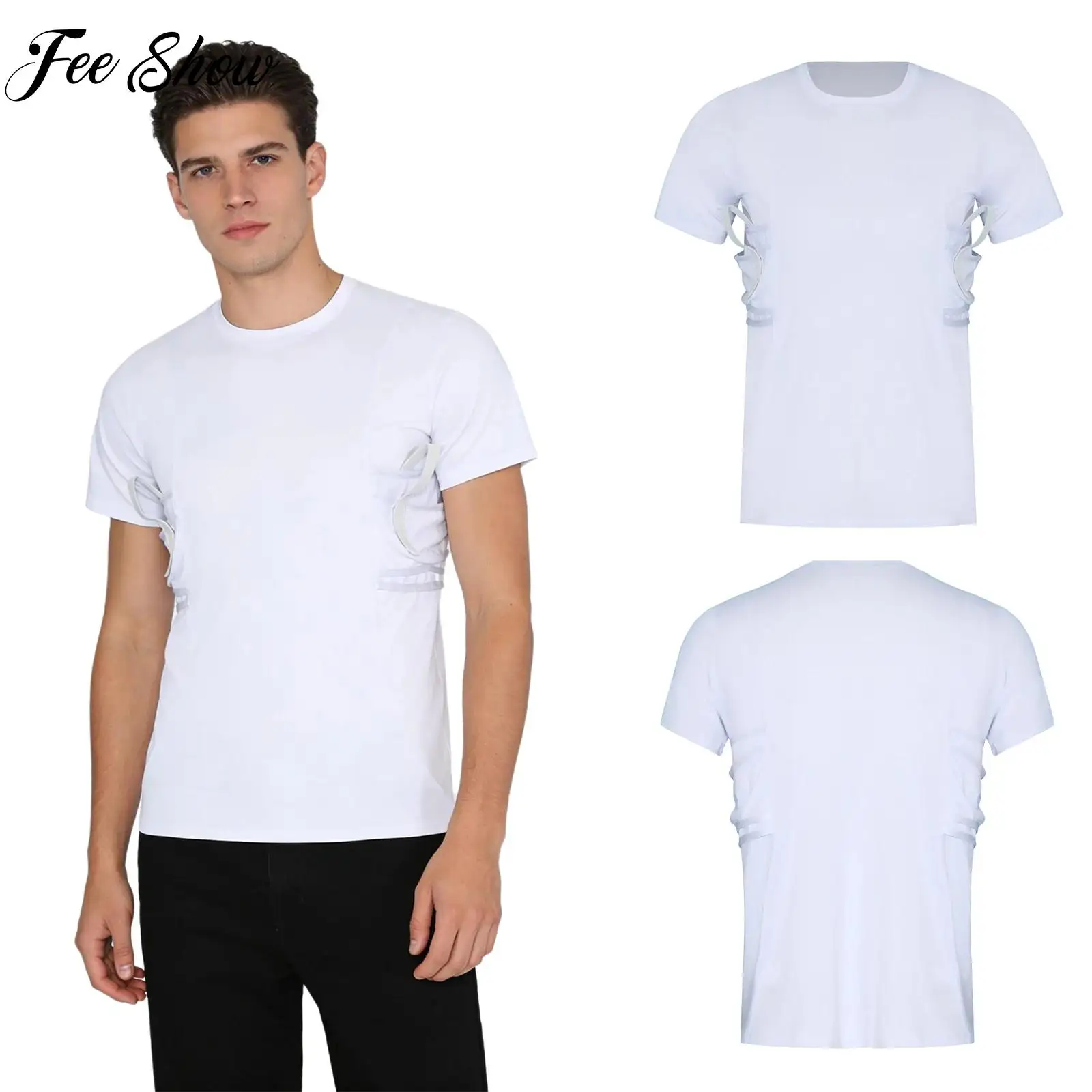 Men Short Sleeve Round Neck Stretchy T Shirt with Hidden Security Pocket for Camping Hiking Outdoor Travel Sports
Men Short Sleeve Round Neck Stretchy T Shirt with Hidden Security Pocket for Camping Hiking Outdoor Travel Sports