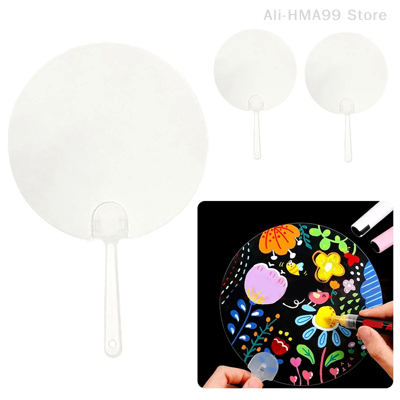 50Pcs Cute Mini Transparent Fan Plastic Blanks Sheet DIY Concert Craft Supplies Child Handmade Material Wedding Party Favors
50Pcs Cute Mini Transparent Fan Plastic Blanks Sheet DIY Concert Craft Supplies Child Handmade Material Wedding Party Favors