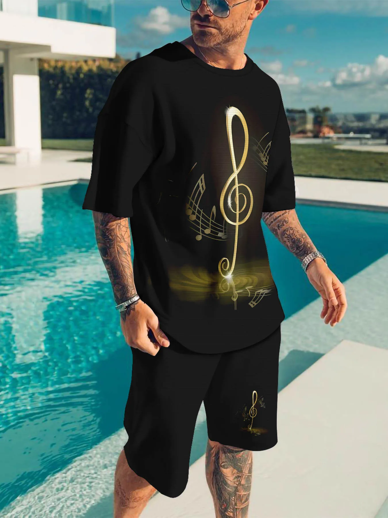 Casual Sports Suit Breathable Outdoor Casual Men's T-Shirt and Pants Suit Summer 3D Printing Suit Adult Men
Casual Sports Suit Breathable Outdoor Casual Men's T-Shirt and Pants Suit Summer 3D Printing Suit Adult Men