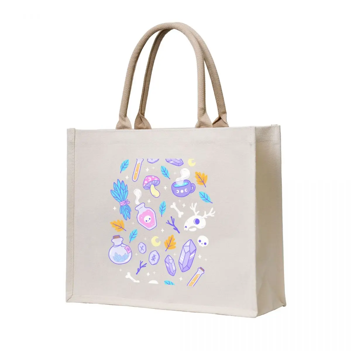 Witchy Ingredients Nikury Tote Bag large tote bag Women's shopper Canvas bag for women 
Witchy Ingredients Nikury Tote Bag large tote bag Women's shopper Canvas bag for women