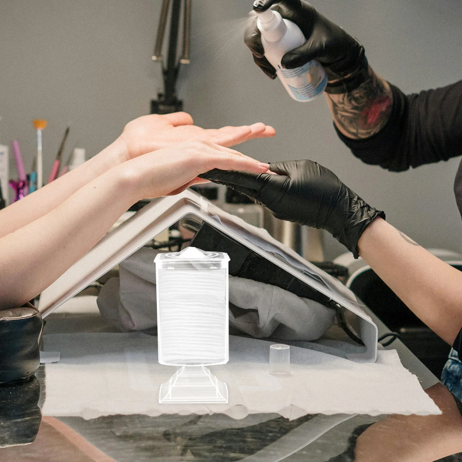 High Stand Transparent Plastic Cotton Pad Holder Box Makeup Nail Wipe Organizer Storage Container for Bathroom Vanity
High Stand Transparent Plastic Cotton Pad Holder Box Makeup Nail Wipe Organizer Storage Container for Bathroom Vanity