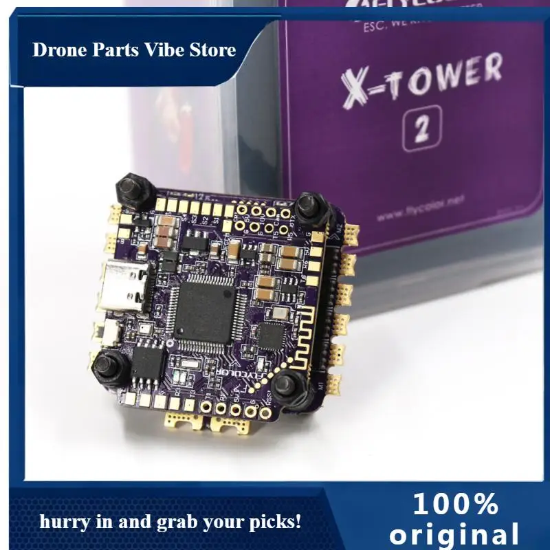 Полетный контроллер APFLYCOLOR X-TOWER 2 F722 и стек бесщеточных регуляторов скорости 60A 32Bit 4-в-1
Полетный контроллер APFLYCOLOR X-TOWER 2 F722 и стек бесщеточных регуляторов скорости 60A 32Bit 4-в-1