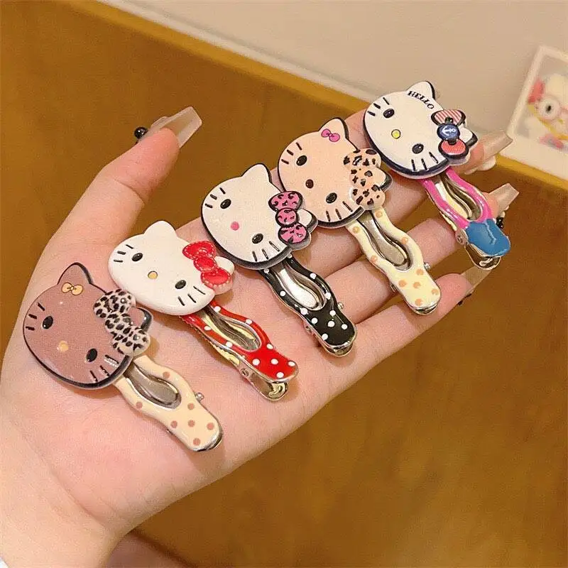Girl Hello Kitty Cartoon Hairpin Sweet Hair Clip for Bangs Tie Hair Headwear Duckbill Clip Stray Hair Hair Accessory Girl's Gift
Girl Hello Kitty Cartoon Hairpin Sweet Hair Clip for Bangs Tie Hair Headwear Duckbill Clip Stray Hair Hair Accessory Girl's Gift