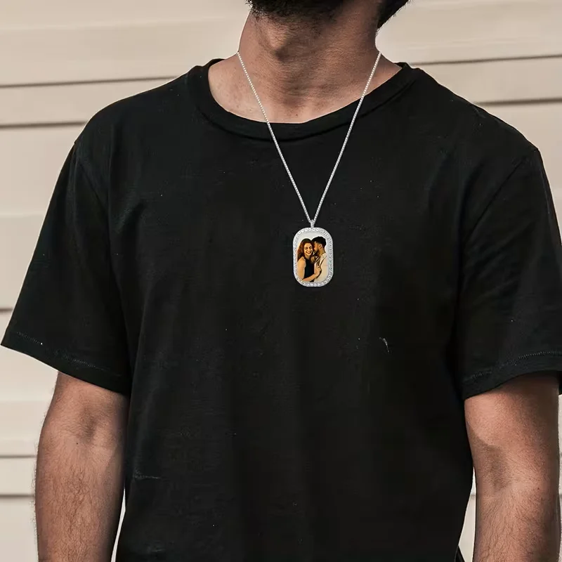 Customized Personalized Hip-hop Necklace, Square Pattern Lock Photo (Silvery), Party Accessory, Festival Wear, Statement Piece,
Customized Personalized Hip-hop Necklace, Square Pattern Lock Photo (Silvery), Party Accessory, Festival Wear, Statement Piece,