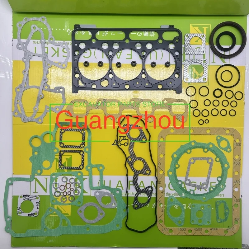Complete Gasket Kit for Kubota D1803 Excavator Engines, Suitable for Kubota U35-4 KX91-3S2 Excavator Models.
Complete Gasket Kit for Kubota D1803 Excavator Engines, Suitable for Kubota U35-4 KX91-3S2 Excavator Models.