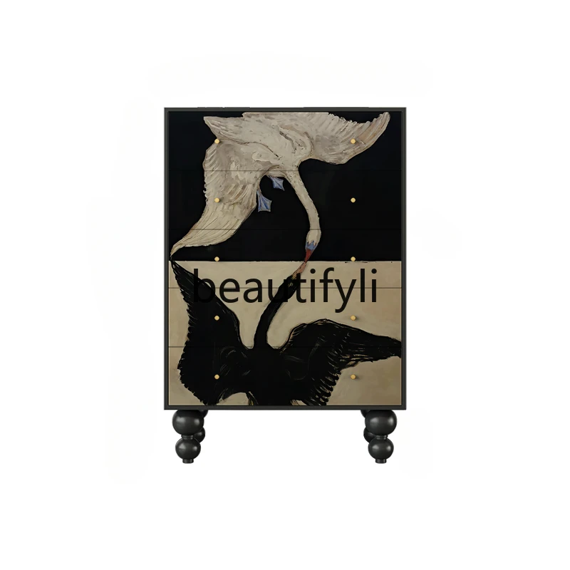 French art swan solid wood chest of drawers storage decorative storage chest of drawers
French art swan solid wood chest of drawers storage decorative storage chest of drawers