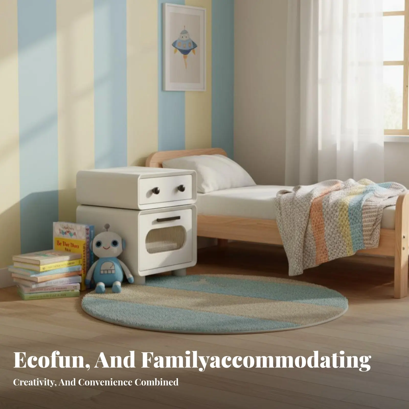 Robot-Shaped Nightstand Cartoon design Robot-Shaped End Table Creative playful Design for Playroom, Living Room, Home Office
Robot-Shaped Nightstand Cartoon design Robot-Shaped End Table Creative playful Design for Playroom, Living Room, Home Office