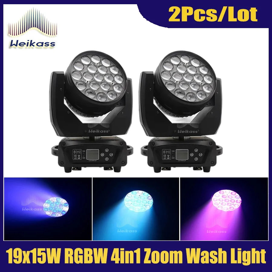 Weikass Moving Head Stage Light RGBW LED 19x15W Beam+Wash Zoom DJ Disco Party Dance Bar Floor Stage Effect Lighting Equipment
Weikass Moving Head Stage Light RGBW LED 19x15W Beam+Wash Zoom DJ Disco Party Dance Bar Floor Stage Effect Lighting Equipment