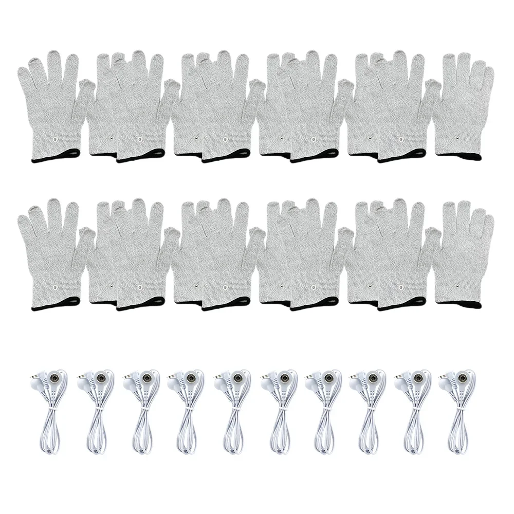 Conductive Silver Fiber Electrode Gloves Electrotherapy Massage Pulse Massage Electrodes Cables Home Handheld Health Care Tools
Conductive Silver Fiber Electrode Gloves Electrotherapy Massage Pulse Massage Electrodes Cables Home Handheld Health Care Tools