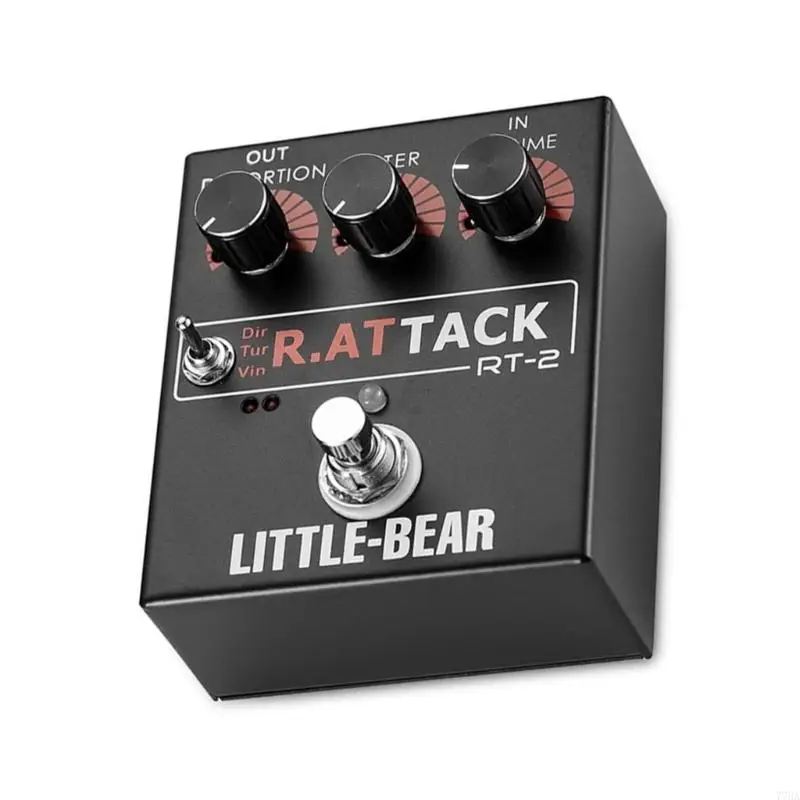 77HA 3 Level Electric Guitar Distortion Effector for RAT Tone Single Effect Accessory
77HA 3 Level Electric Guitar Distortion Effector for RAT Tone Single Effect Accessory