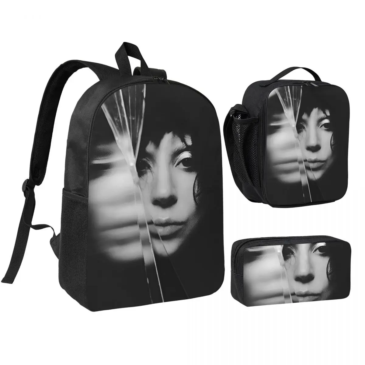 Lady Gaga Mayhem Album Backpack Boys Girls BookBag School Bag Shoulder Bags 3ps Insulated Lunch Bag Pencil Case
Lady Gaga Mayhem Album Backpack Boys Girls BookBag School Bag Shoulder Bags 3ps Insulated Lunch Bag Pencil Case