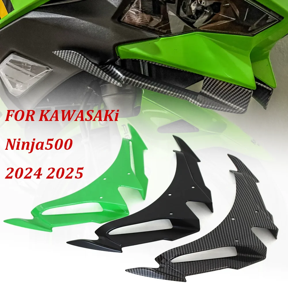 Front Wing For KAWASAKI NINJA 500 2024 2025 For NINJA 500 Fairing Winglets Aerodynamic Mouth Shell Cover Protection Guards
Front Wing For KAWASAKI NINJA 500 2024 2025 For NINJA 500 Fairing Winglets Aerodynamic Mouth Shell Cover Protection Guards