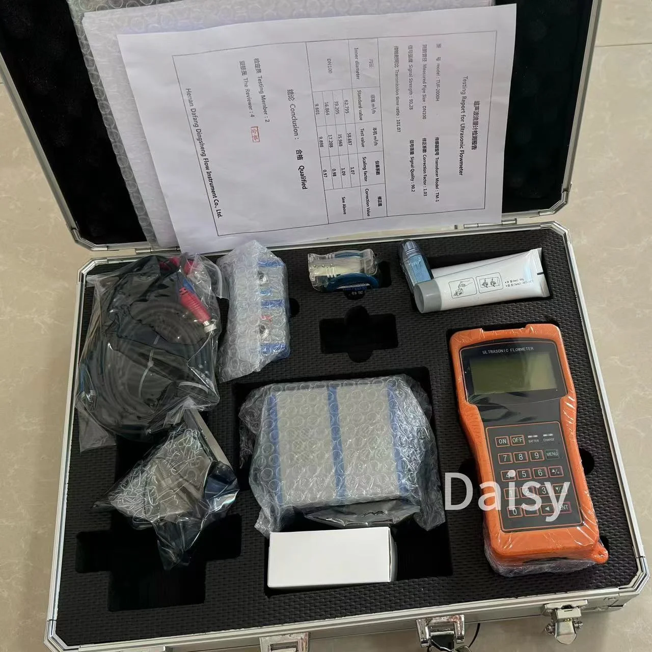 TUF - 2000H S M L Clamp On Flow Sensor Flow Meters Ultrasonic Water Flowmeter RS485 Handheld Ultrasonic Flow Meter Water
TUF - 2000H S M L Clamp On Flow Sensor Flow Meters Ultrasonic Water Flowmeter RS485 Handheld Ultrasonic Flow Meter Water