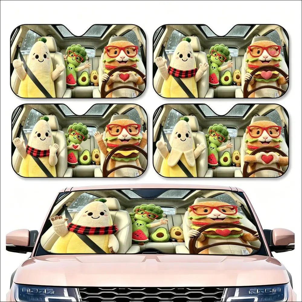 Pattern D-Doll Sun Visor Car Windshield Sunshade | Reusable Aluminum Foil UV Heat Insulation Sun Visor Cover
Pattern D-Doll Sun Visor Car Windshield Sunshade | Reusable Aluminum Foil UV Heat Insulation Sun Visor Cover