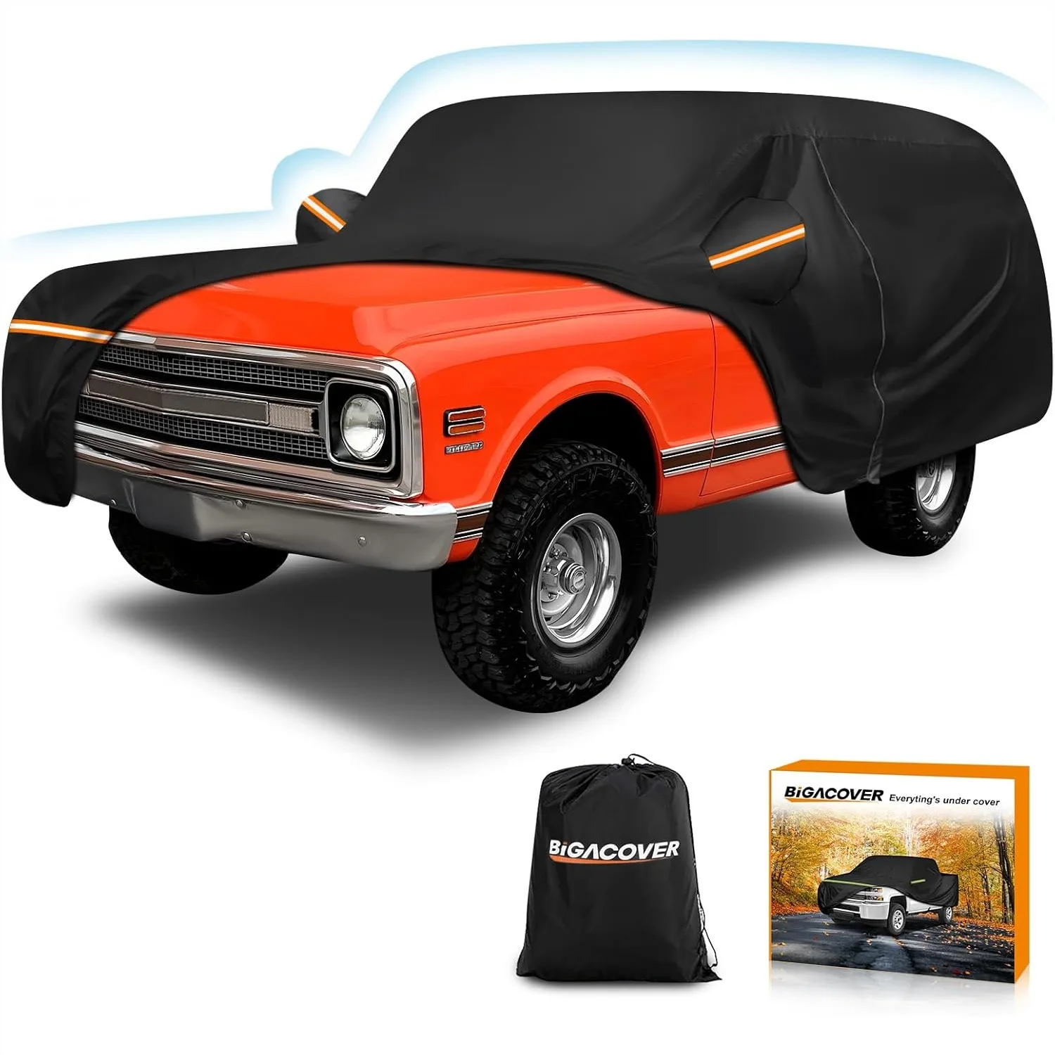 Car Cover for Chevy K5 Blazer GMC Jimmy 1969-1991 420D Oxford Cloth Cotton Waterproof All Weather with Zipper Windproof Heavy
Car Cover for Chevy K5 Blazer GMC Jimmy 1969-1991 420D Oxford Cloth Cotton Waterproof All Weather with Zipper Windproof Heavy