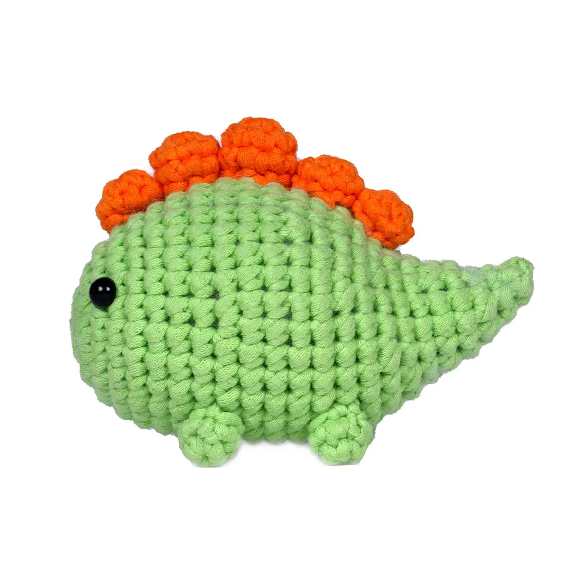 DIY crochet material package hand-woven wool green dinosaur cartoon doll English manual
DIY crochet material package hand-woven wool green dinosaur cartoon doll English manual