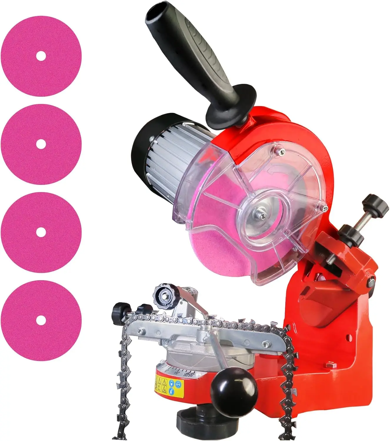 230W Electric Chainsaw Sharpener 3000 RPM Multi Angle Turntable Sharpens Most Chains Precise Grinder
230W Electric Chainsaw Sharpener 3000 RPM Multi Angle Turntable Sharpens Most Chains Precise Grinder