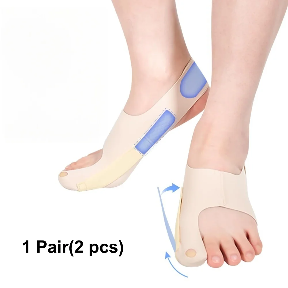 1 Pair Bunion Corrector, Big Toe Valgus Corrector, Toe Separator, Bunion Pain Relief Toe Straightener
1 Pair Bunion Corrector, Big Toe Valgus Corrector, Toe Separator, Bunion Pain Relief Toe Straightener