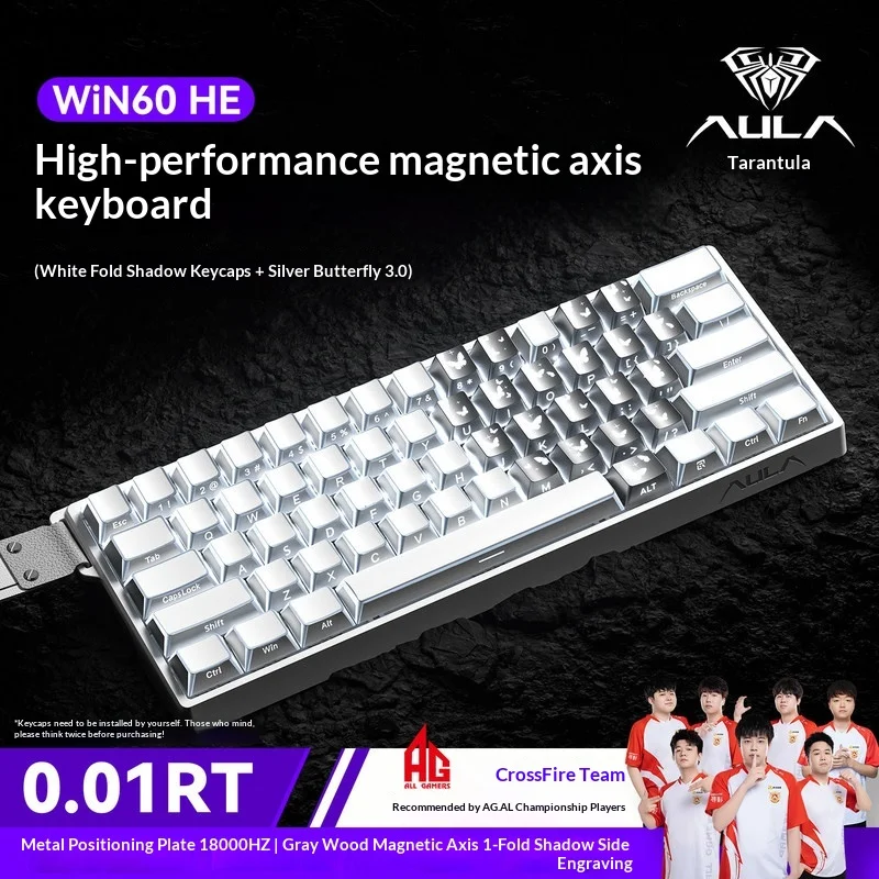AULA Magnetic Mechanical Gaming Keyboard WIN60 WIN68 Customized Magnetic Axis Rgb Backlit Wired Low Latency Esports Gaming
AULA Magnetic Mechanical Gaming Keyboard WIN60 WIN68 Customized Magnetic Axis Rgb Backlit Wired Low Latency Esports Gaming