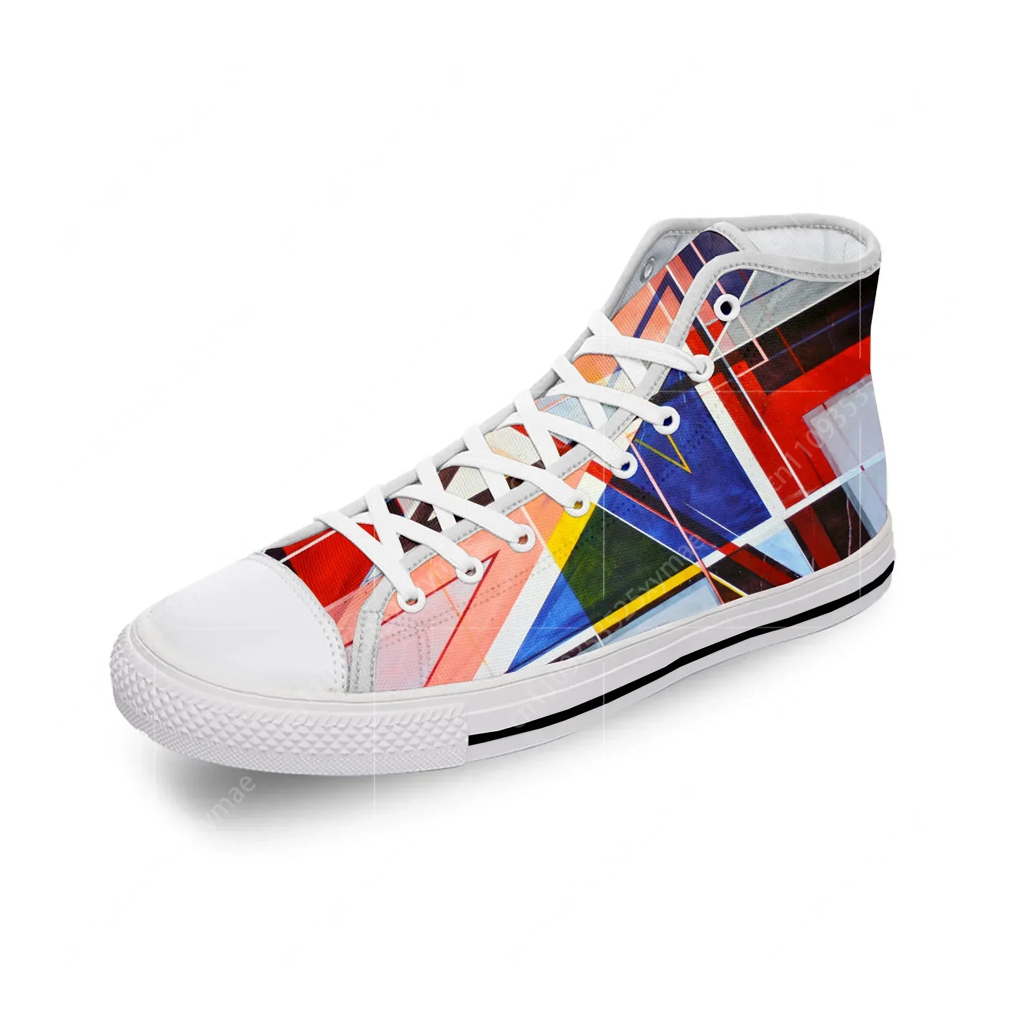 Multicolor Geometry Color White Cloth Fashion 3D Print High Top Canvas Shoes Men Women Lightweight Breathable Sneakers
Multicolor Geometry Color White Cloth Fashion 3D Print High Top Canvas Shoes Men Women Lightweight Breathable Sneakers