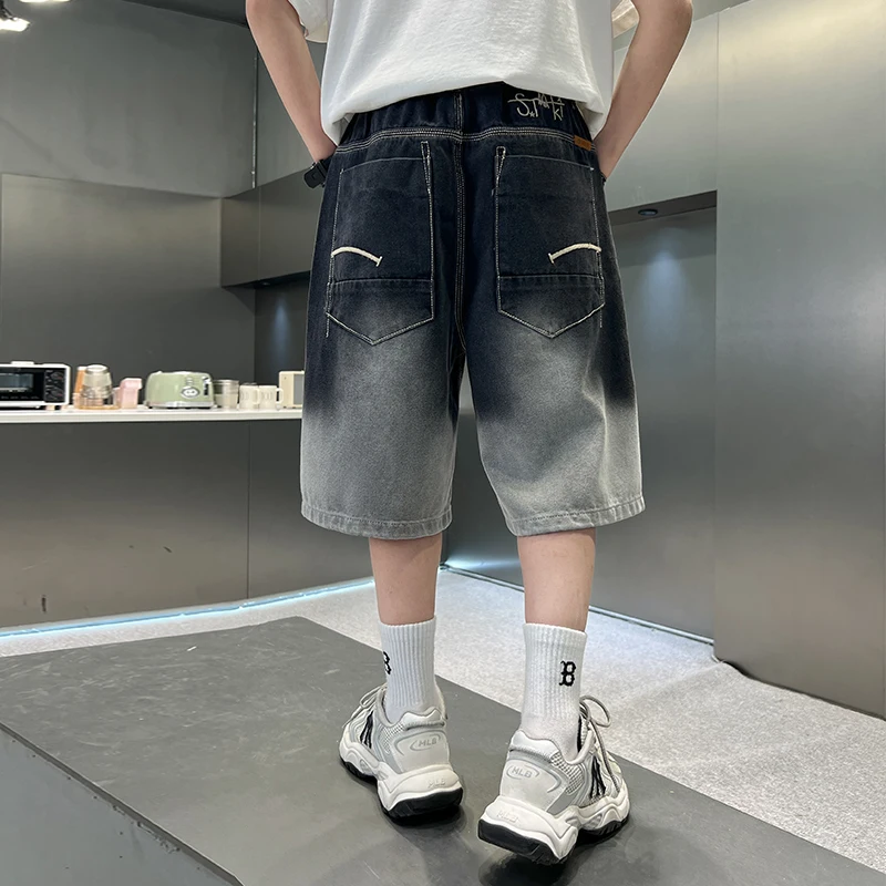 New Summer Children Black Y2K Short Denim Shorts for Kids Boy Casual Black Gradient Jeans Capris Age 5 6 7 8 9 10 11 12 13 14 Y
New Summer Children Black Y2K Short Denim Shorts for Kids Boy Casual Black Gradient Jeans Capris Age 5 6 7 8 9 10 11 12 13 14 Y