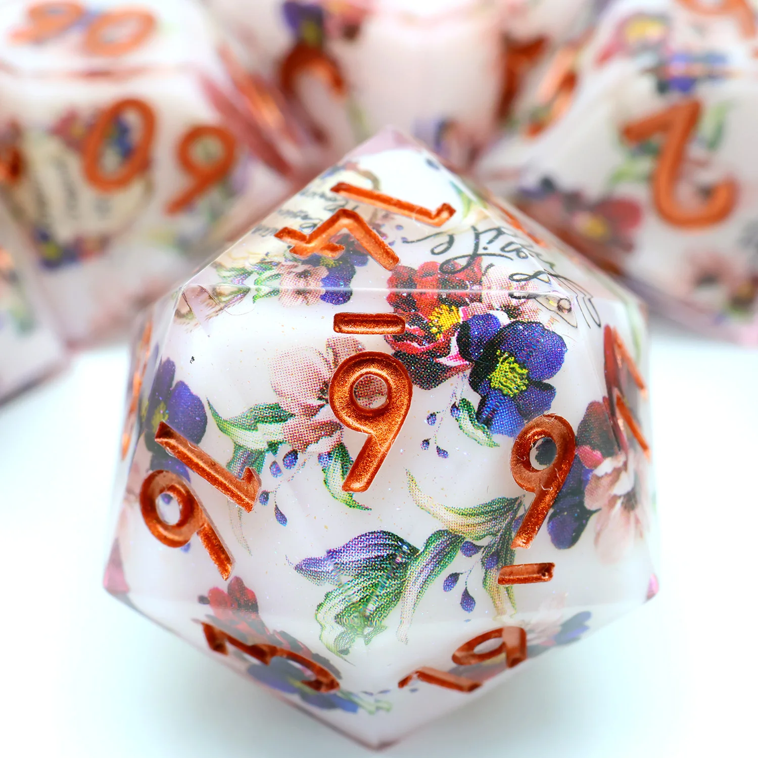 Artisan Bronze Floral Polyhedral DND Dice Set,Handmade Resin RPG Dice for Dungeons and Dragons Fans-L2
Artisan Bronze Floral Polyhedral DND Dice Set,Handmade Resin RPG Dice for Dungeons and Dragons Fans-L2