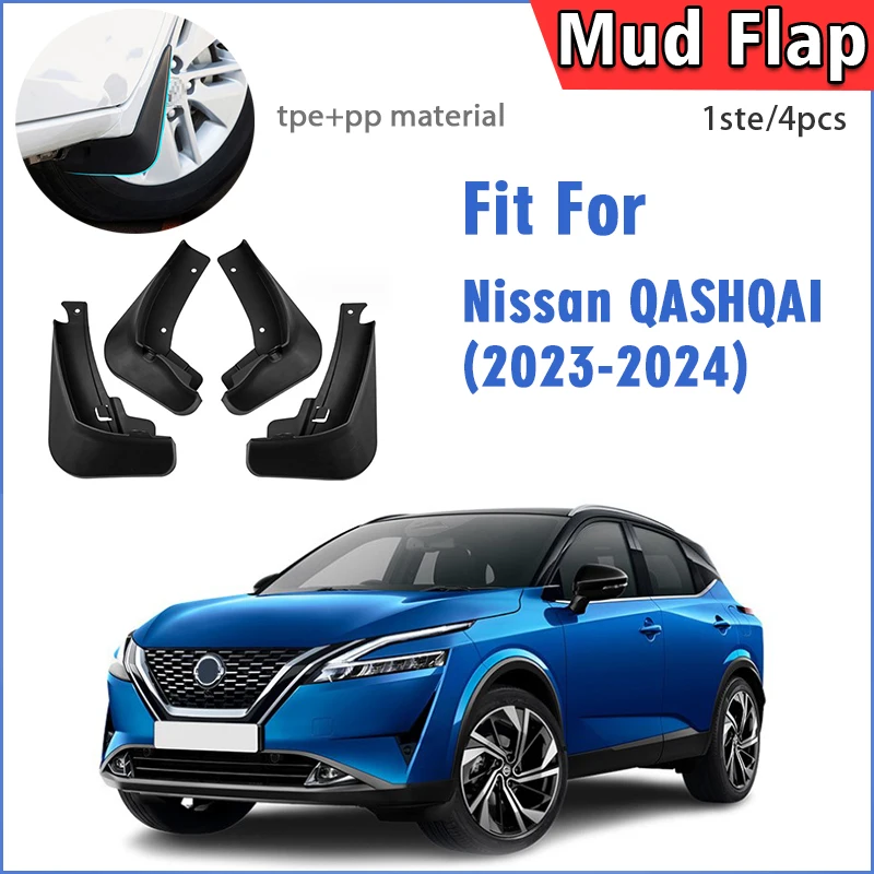 Front Rear 4pcs FOR Nissan Qashqai 2023 2024 Mudguards Fender Mud Flaps Guard Splash Mudflaps Car Accessories
Front Rear 4pcs FOR Nissan Qashqai 2023 2024 Mudguards Fender Mud Flaps Guard Splash Mudflaps Car Accessories