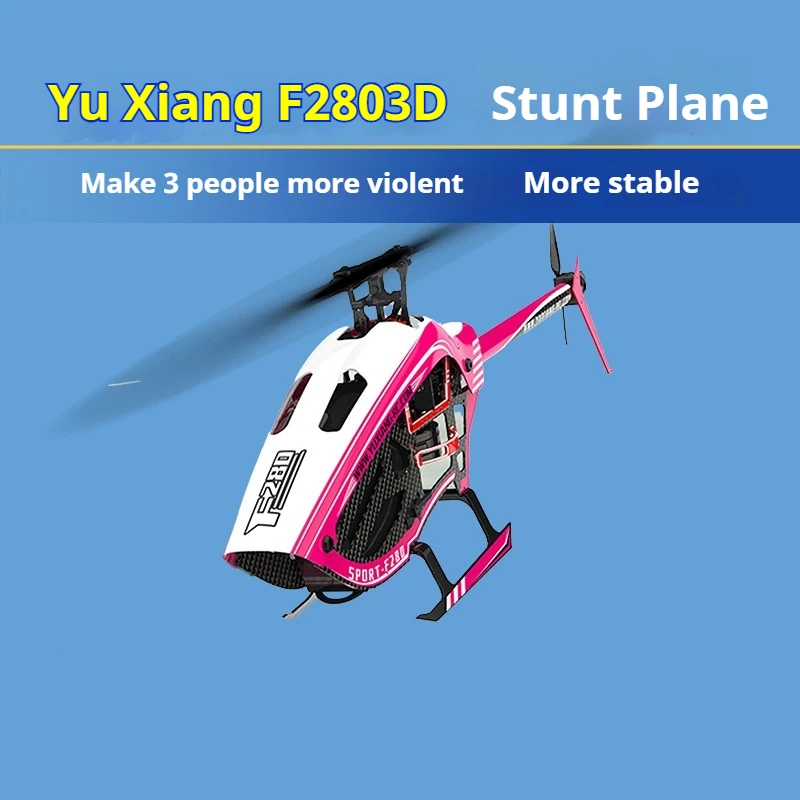 Yuxiang F280 Модель вертолета с имитацией 3d Stunt Шестиканальный двойной бесщеточный прямой привод Модель вертолета с дистанционным управлением
Yuxiang F280 Модель вертолета с имитацией 3d Stunt Шестиканальный двойной бесщеточный прямой привод Модель вертолета с дистанционным управлением