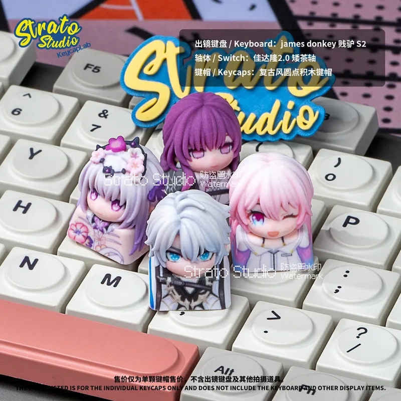 Механическая клавиатура Strato Studio Honkai Star Rail с кейкапами Kafka March 7th Boothill Jade Cross Shaft, фан-арт для геймеров
Механическая клавиатура Strato Studio Honkai Star Rail с кейкапами Kafka March 7th Boothill Jade Cross Shaft, фан-арт для геймеров