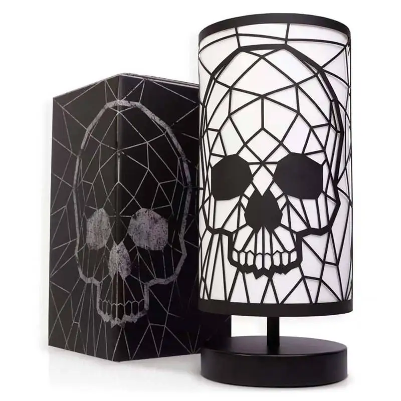 led Iron Art Table Lamp Halloween Skull Home Decoration festive atmosphere touch Dimming night light floor lamp desk lamp space
led Iron Art Table Lamp Halloween Skull Home Decoration festive atmosphere touch Dimming night light floor lamp desk lamp space