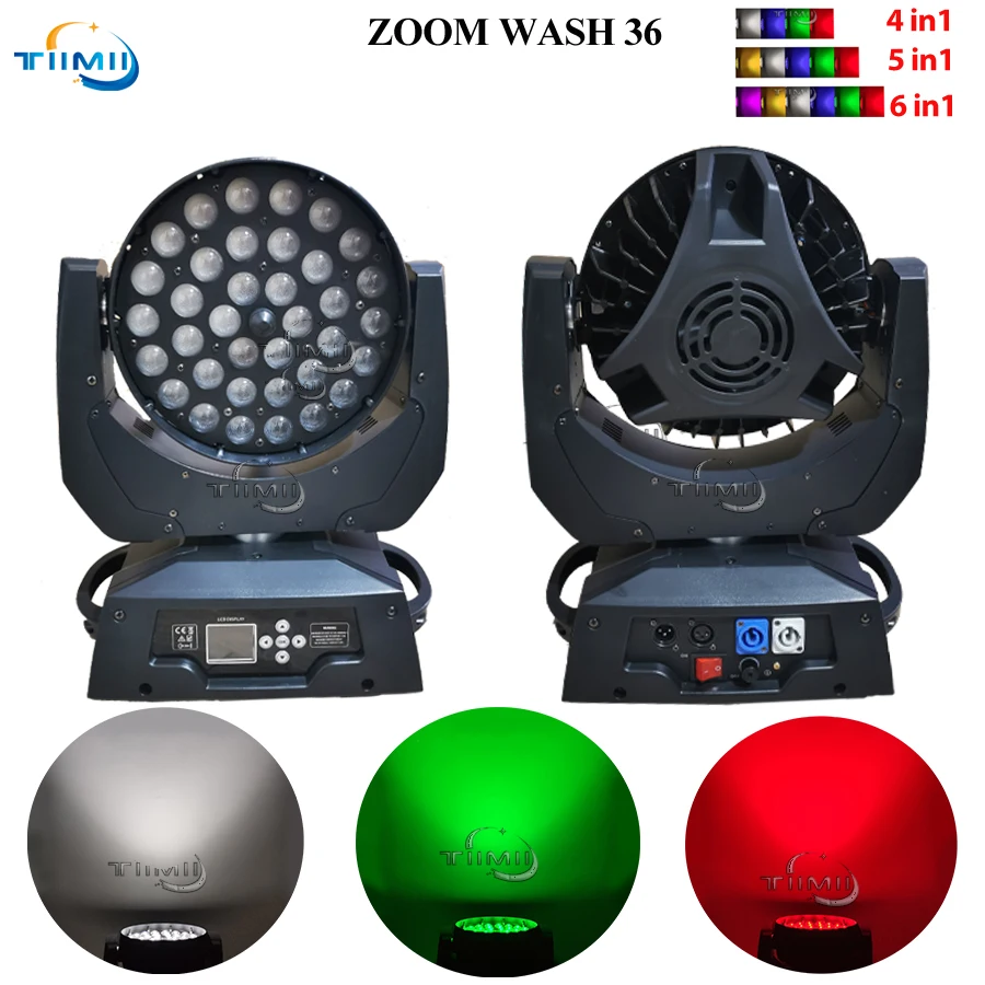 1PC Lyre Wash Zoom 36x18w RGBWAUV 6in1 Beam Wash Zoom Moving Head Light DMX Wash Light DJ
1PC Lyre Wash Zoom 36x18w RGBWAUV 6in1 Beam Wash Zoom Moving Head Light DMX Wash Light DJ
